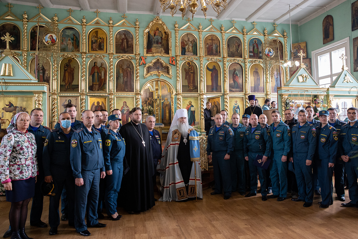 Ульяновские пожарные и спасатели приняли участие в благодарственном молебне  в честь образа Божьей Матери «Неопалимая Купина» - Новости - Главное  управление МЧС России по Ульяновской области