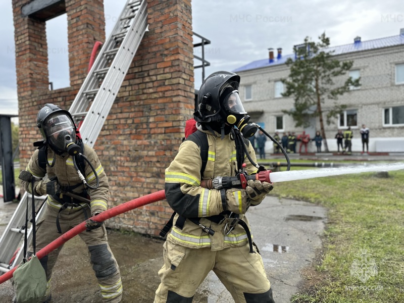 В  Ульяновске выбрали лучшее звено газодымозащитной  службы