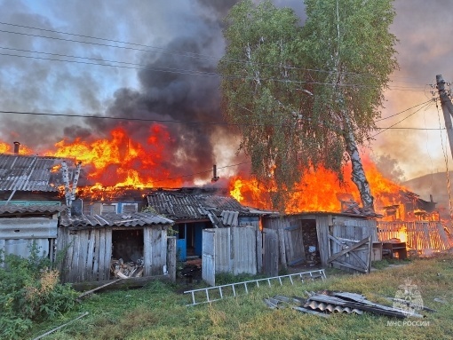 Пожарно-спасательные подразделения ликвидировали пожар в Тереньгульском районе