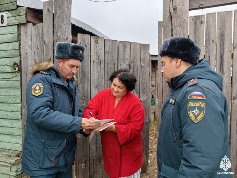 Противопожарный ликбез для жителей Мелекесского района